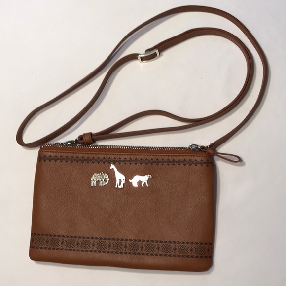 Brighton Handbags - Africa Stories By Brighton Crossbody Bag Natural